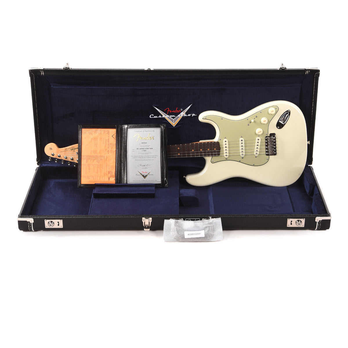 Fender Custom Shop Limited Edition 1964 L-Series Stratocaster NOS Super Aged Olympic White Electric Guitars / Solid Body