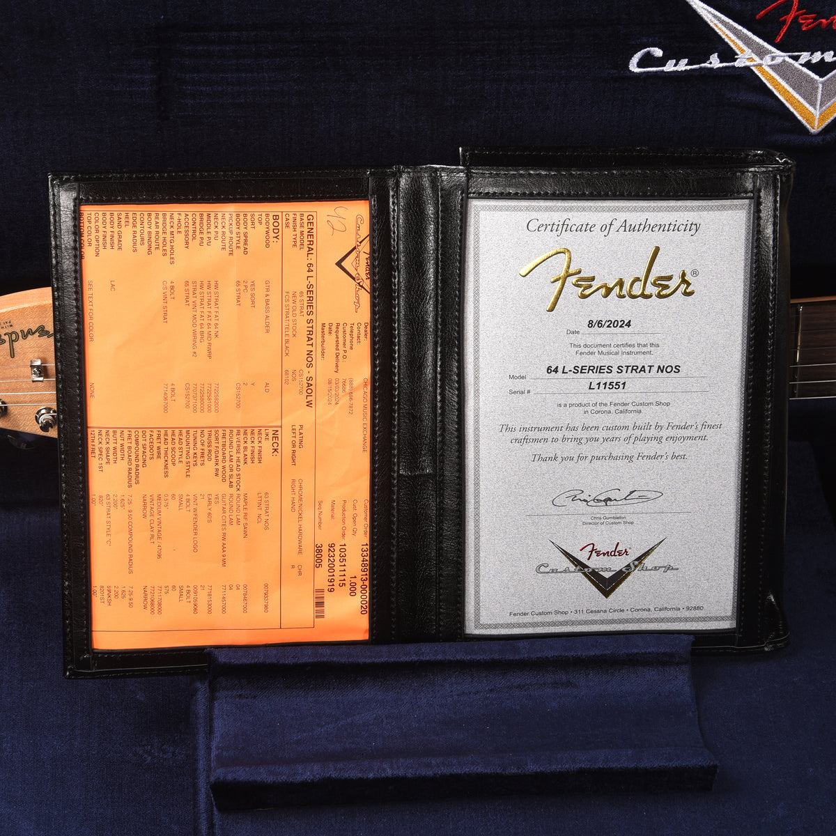 Fender Custom Shop Limited Edition 1964 L-Series Stratocaster NOS Super Aged Olympic White Electric Guitars / Solid Body