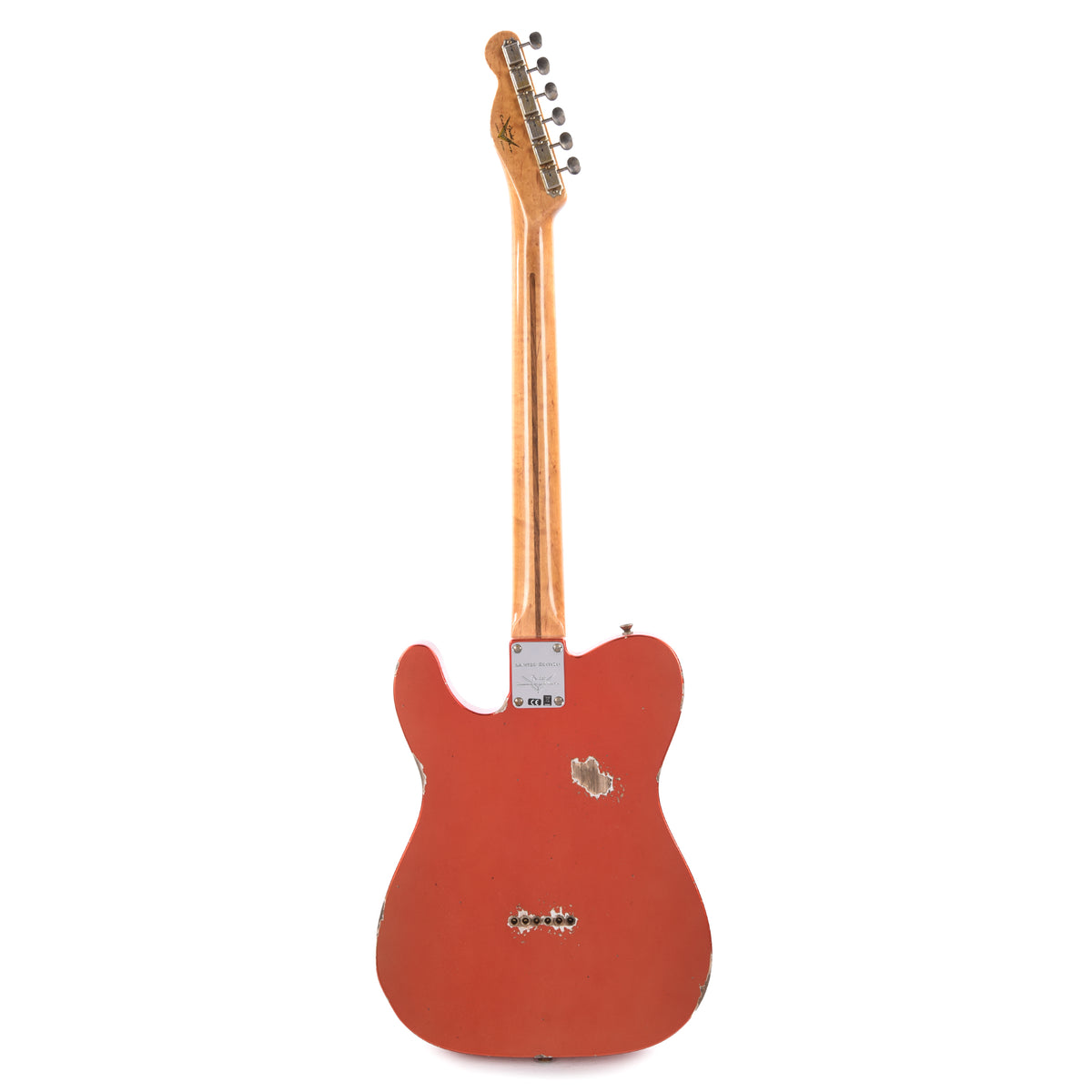 Fender Custom Shop Limited Edition Red Hot Esquire Relic Super Faded Aged Candy Apple Red Electric Guitars / Solid Body