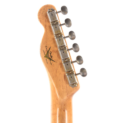 Fender Custom Shop Limited Edition Red Hot Esquire Relic Super Faded Aged Candy Apple Red Electric Guitars / Solid Body