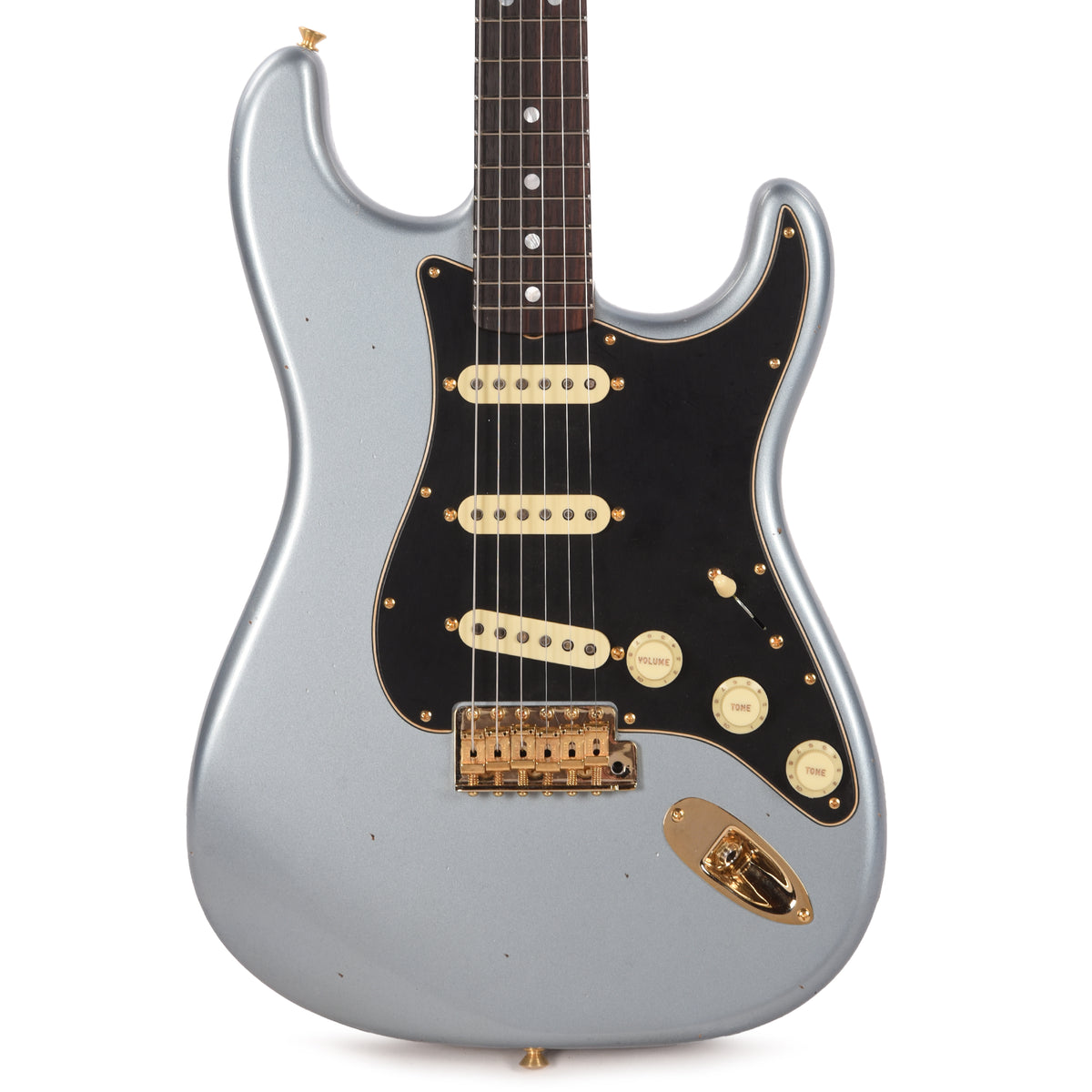 Fender Custom Shop LTD '65 Dual-Mag Stratocaster Journeyman Relic w/Closet Classic Aged Blue Ice Metallic Electric Guitars / Solid Body