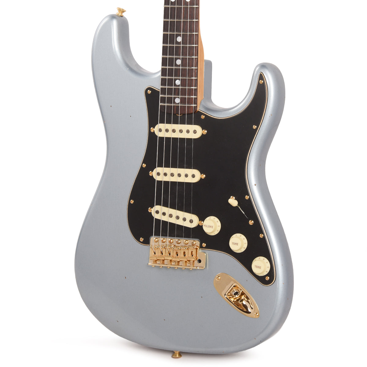 Fender Custom Shop LTD '65 Dual-Mag Stratocaster Journeyman Relic w/Closet Classic Aged Blue Ice Metallic Electric Guitars / Solid Body
