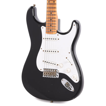 Fender Custom Shop LTD 70th Anniversary 1954 Stratocaster Journeyman Relic Black Electric Guitars / Solid Body