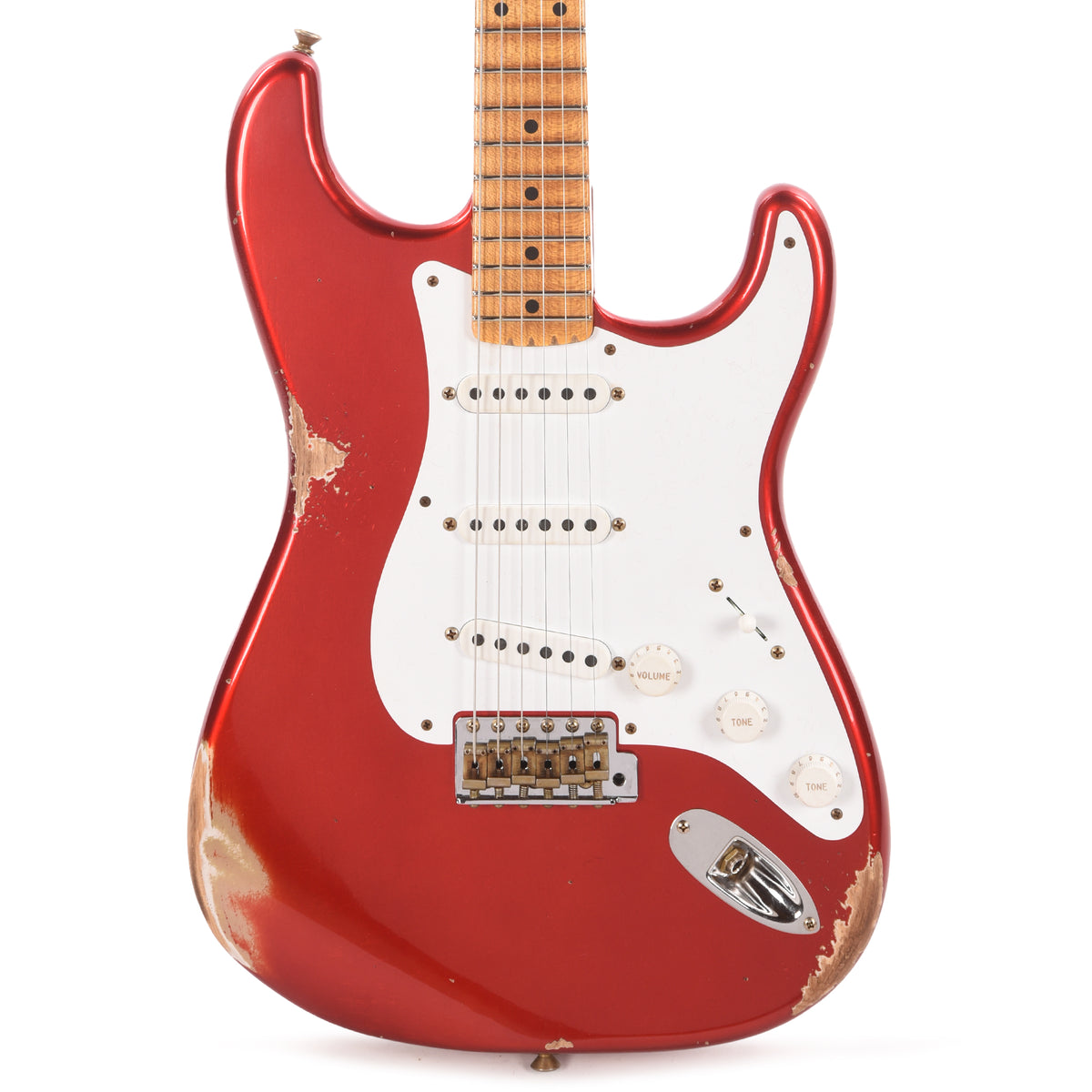 Fender Custom Shop LTD 70th Anniversary 1954 Stratocaster Relic Candy Apple Red Electric Guitars / Solid Body