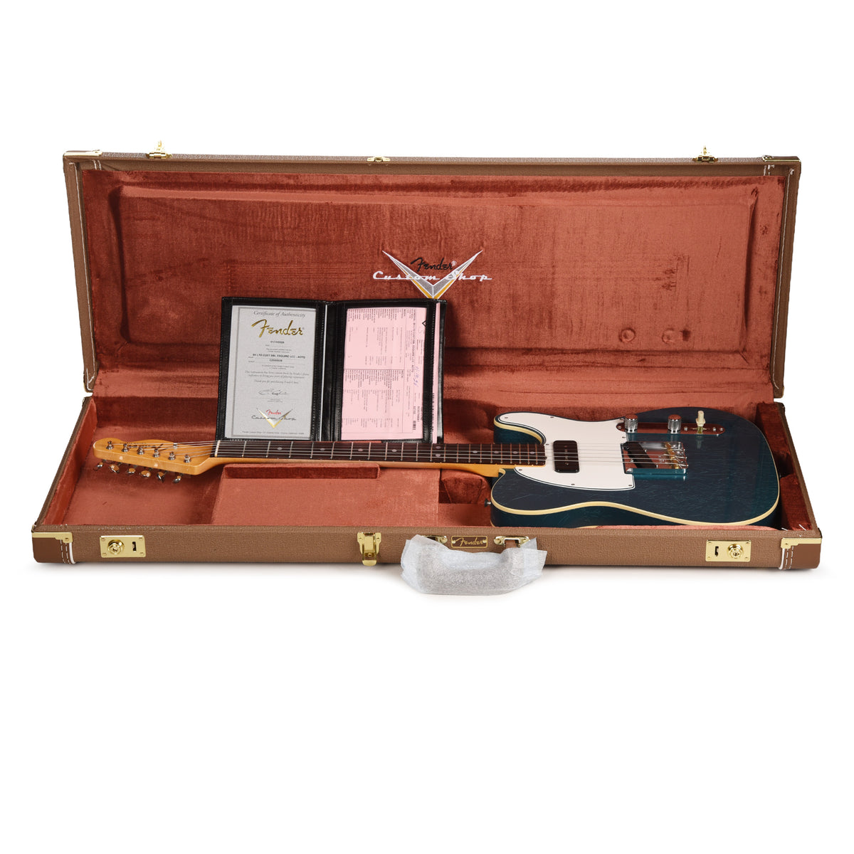 Fender Custom Shop LTD Custom Double Esquire Deluxe Closet Classic Aged Ocean Turquoise Electric Guitars / Solid Body