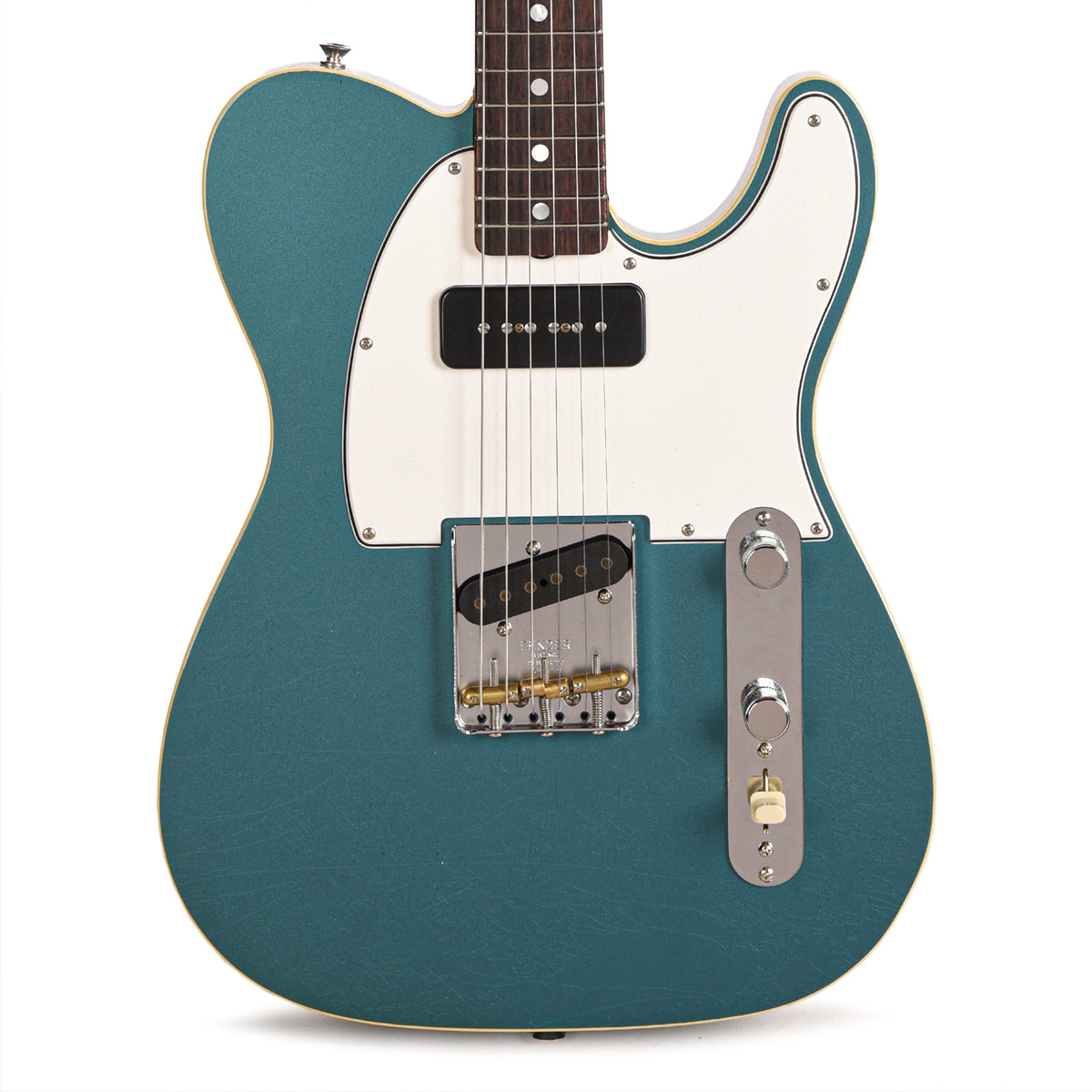 Fender Custom Shop LTD Custom Double Esquire Deluxe Closet Classic Aged Ocean Turquoise Electric Guitars / Solid Body