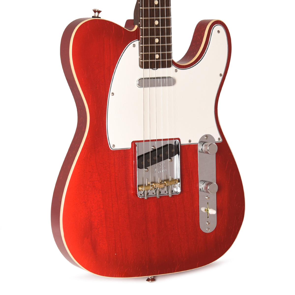 Fender Custom Shop Postmodern Telecaster Deluxe Closet Classic Aged Crimson Burst Electric Guitars / Solid Body
