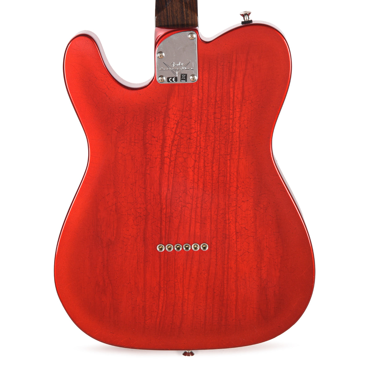Fender Custom Shop Postmodern Telecaster Deluxe Closet Classic Aged Crimson Burst Electric Guitars / Solid Body