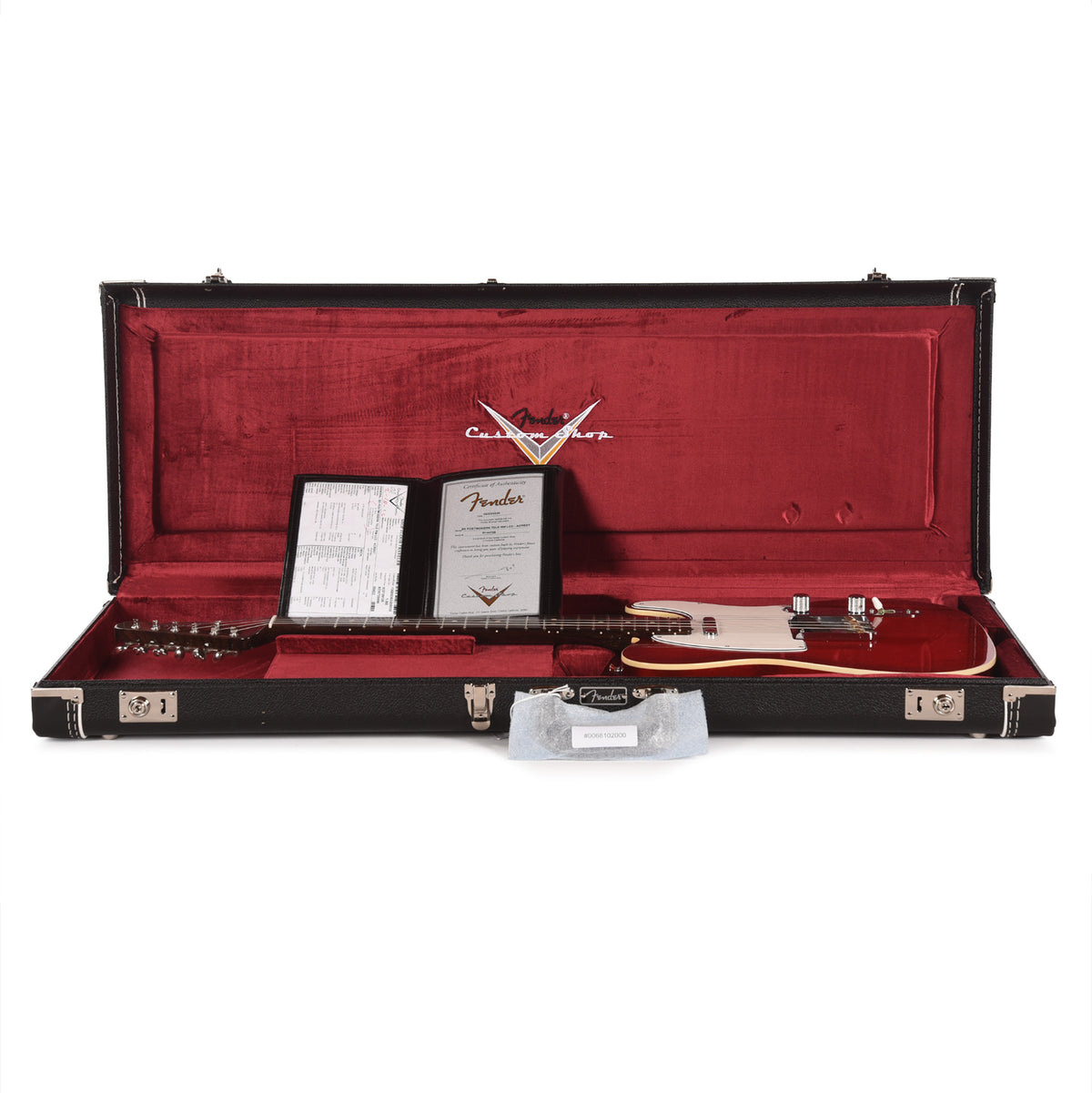 Fender Custom Shop Postmodern Telecaster Deluxe Closet Classic Aged Crimson Burst Electric Guitars / Solid Body