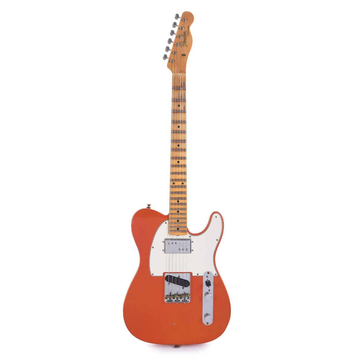 Fender Custom Shop Postmodern Telecaster Journeyman Relic Faded Aged Candy Tangerine Electric Guitars / Solid Body