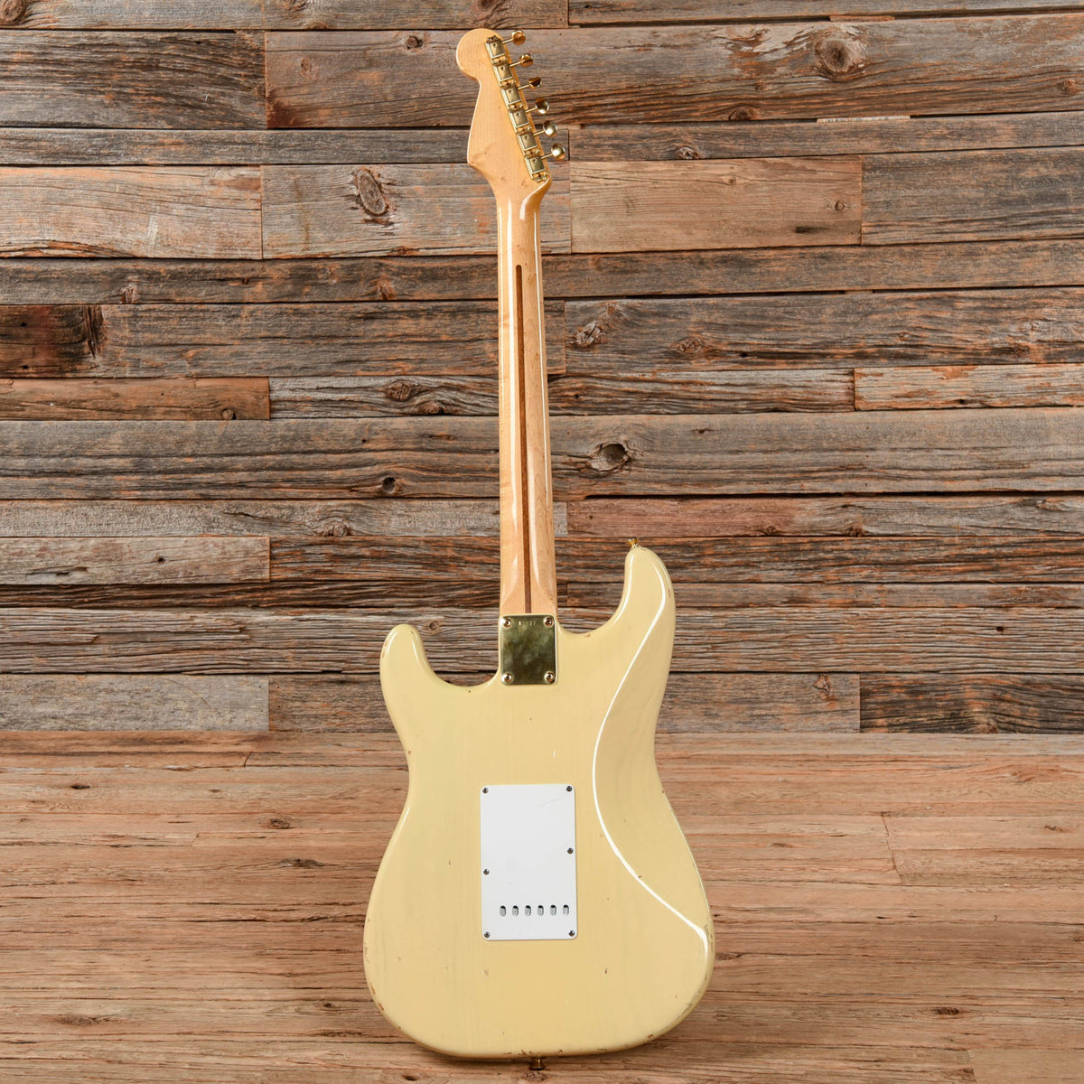 Fender Custom Shop Stratocaster Relic Olympic White 1996 Electric Guitars / Solid Body