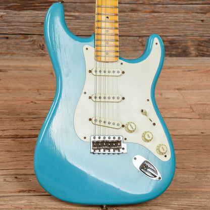 Fender Custom Shop WW10 '55 Stratocaster Journeyman Relic Faded Taos Turquoise 2015 Electric Guitars / Solid Body
