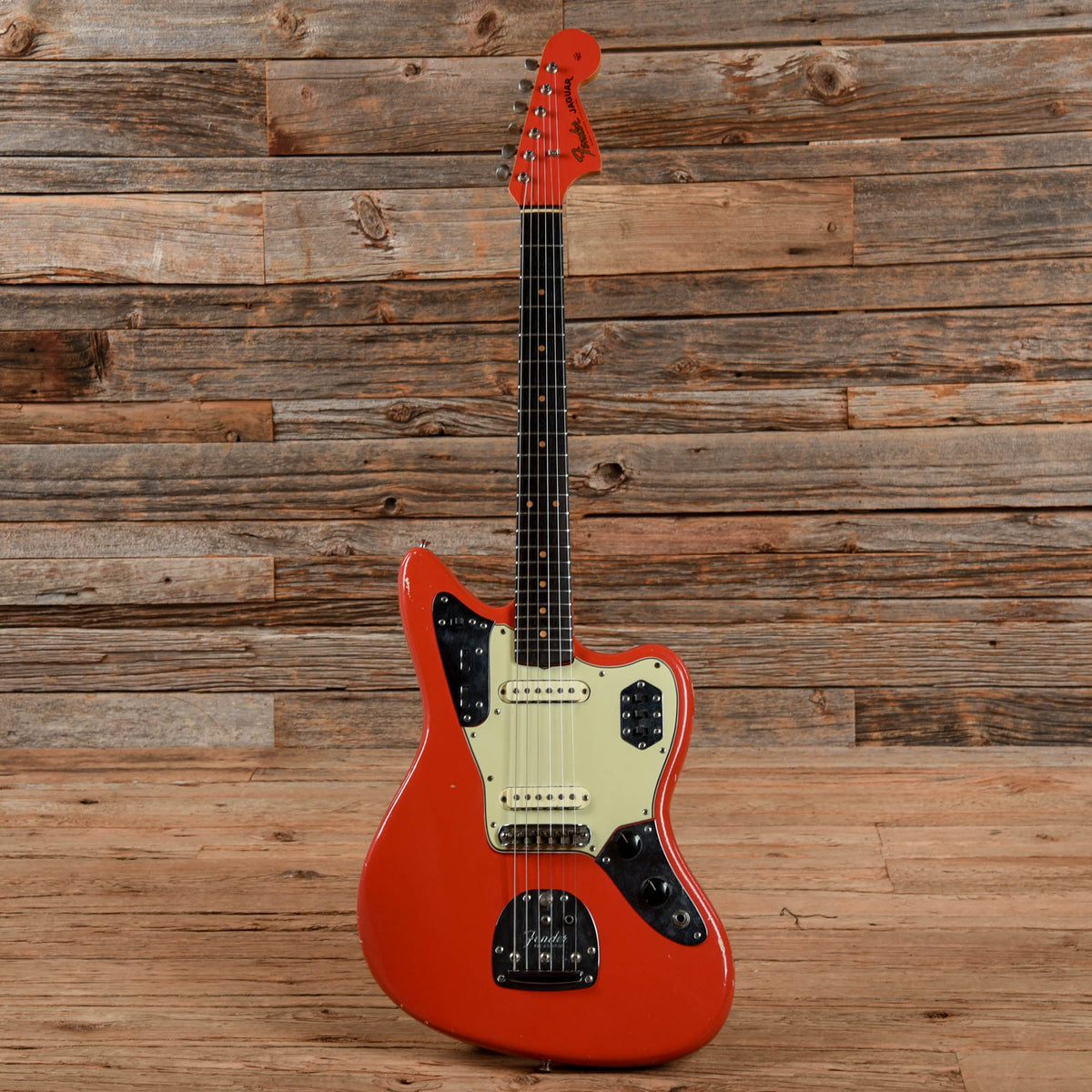 Fender Jaguar Fiesta Red 1964 Electric Guitars / Solid Body