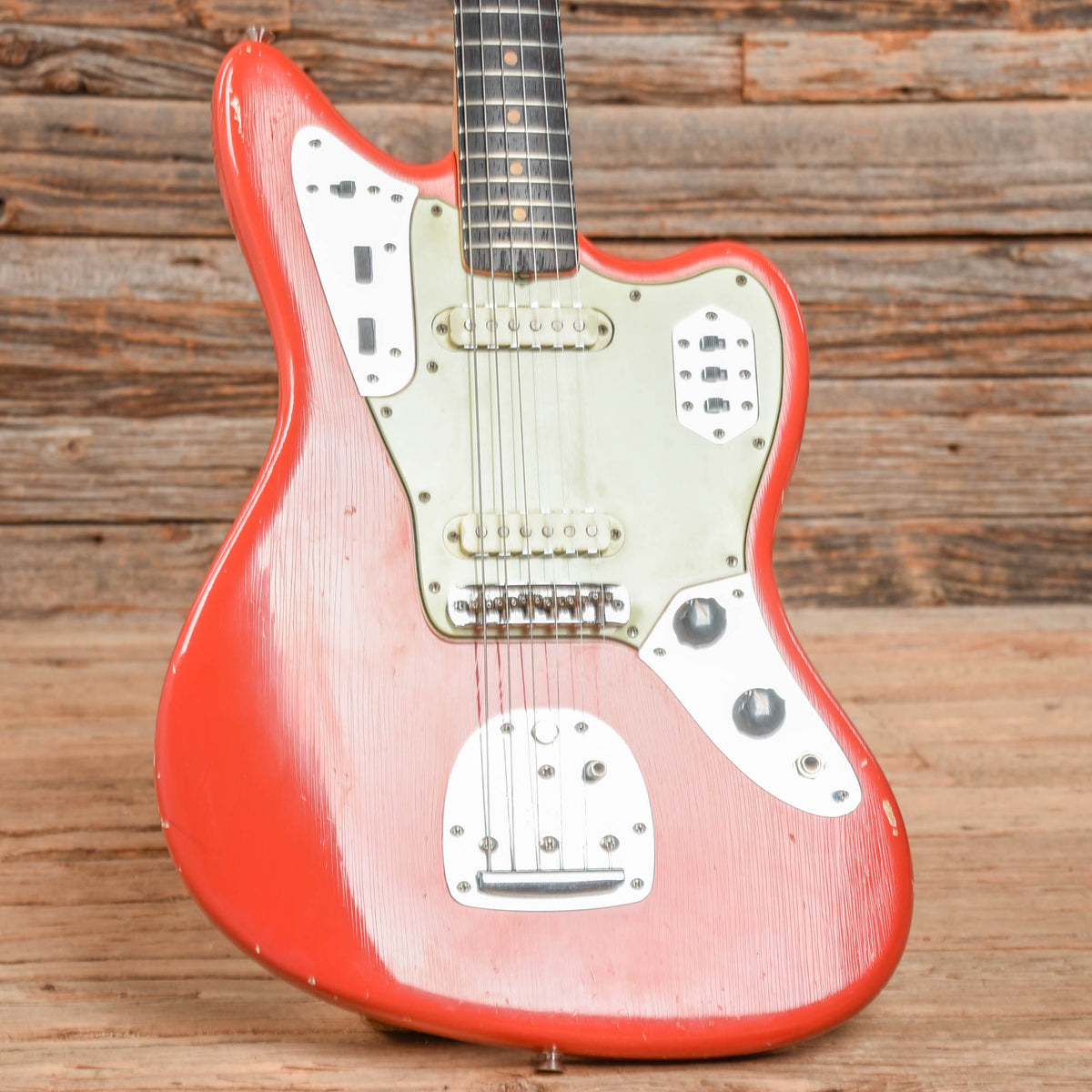 Fender Jaguar Fiesta Red 1964 Electric Guitars / Solid Body