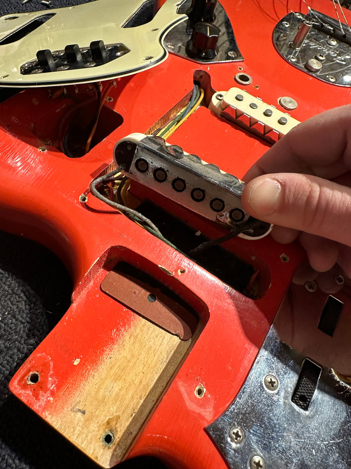 Fender Jaguar Fiesta Red 1964 Electric Guitars / Solid Body