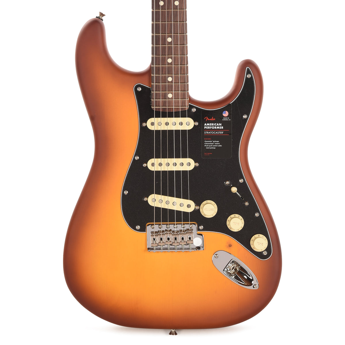 Fender Limited Edition American Performer Timber Spruce Stratocaster Honey Burst Electric Guitars / Solid Body