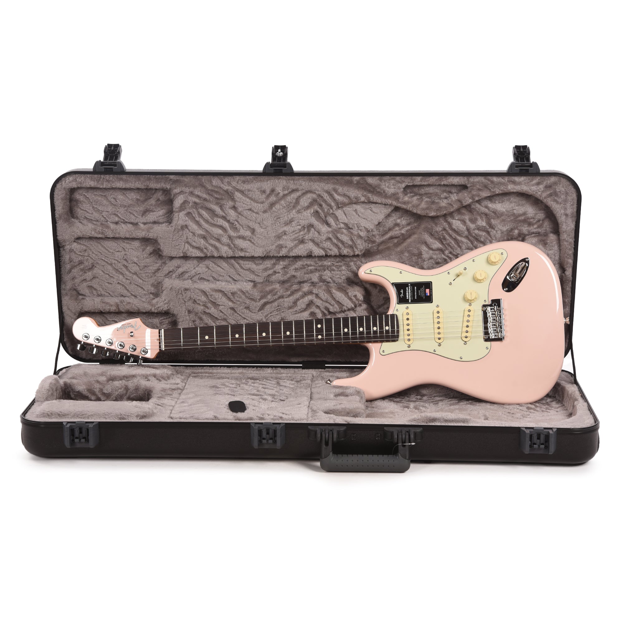 Fender Limited Edition American Professional II Stratocaster Shell Pink w/Matching Headcap Electric Guitars / Solid Body