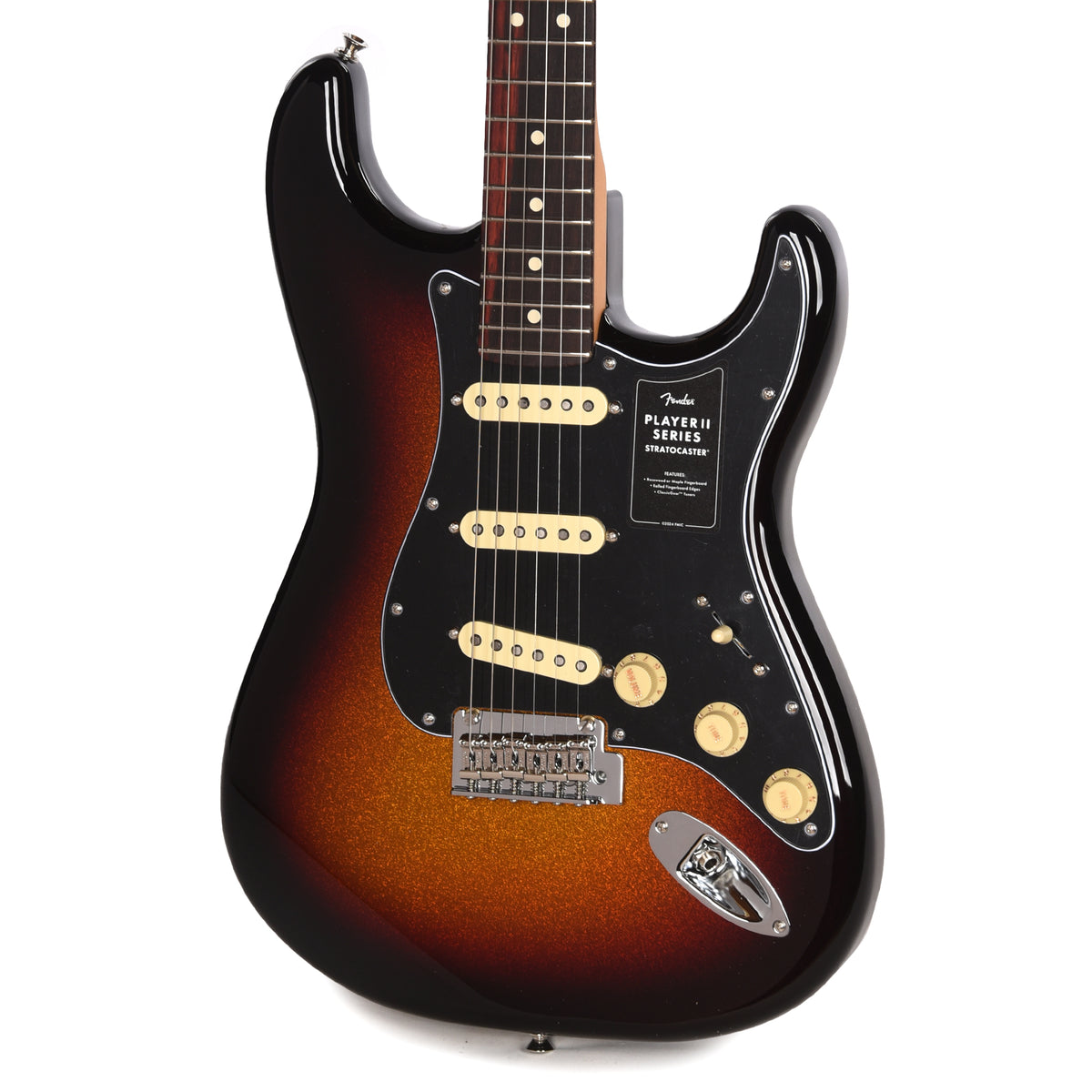 Fender Limited Edition Player II Stratocaster Sparkle 3-Color Sunburst Electric Guitars / Solid Body