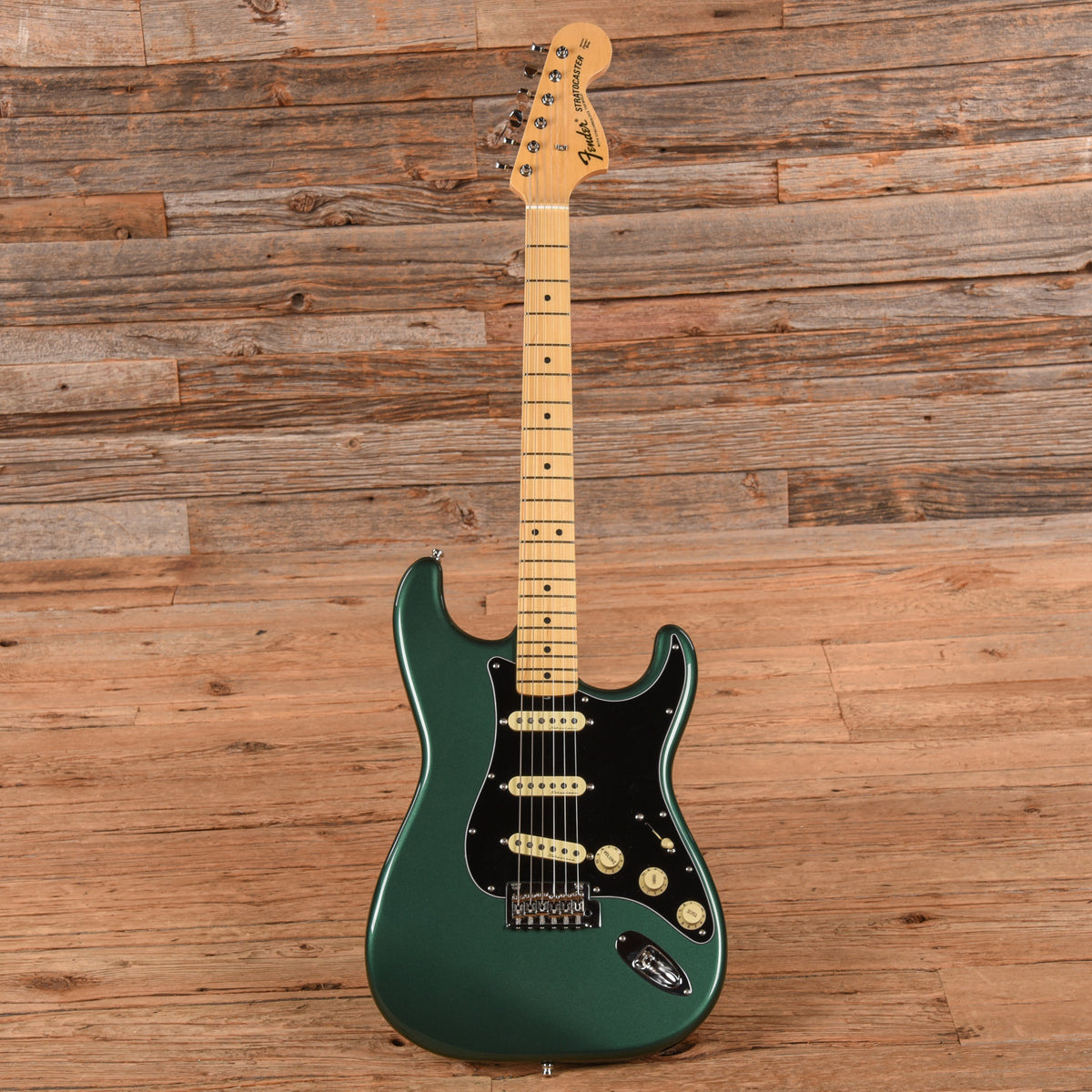 Fender MIJ Hybrid '68 Stratocaster Sherwood Green Metallic 2019 Electric Guitars / Solid Body