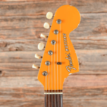 Fender Mustang Competition Orange Refin 1968 Electric Guitars / Solid Body