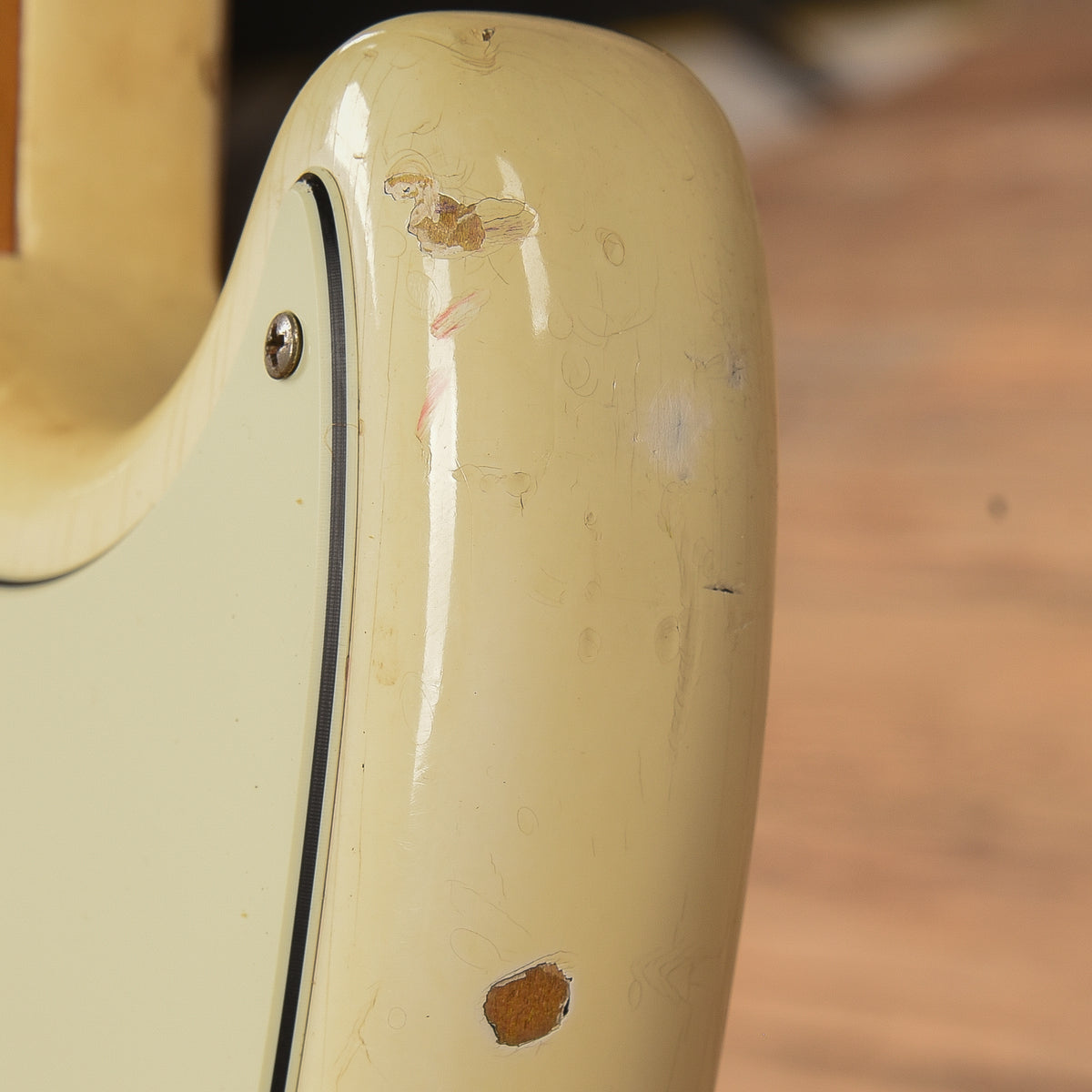 Fender Mustang Olympic White 1964 Electric Guitars / Solid Body