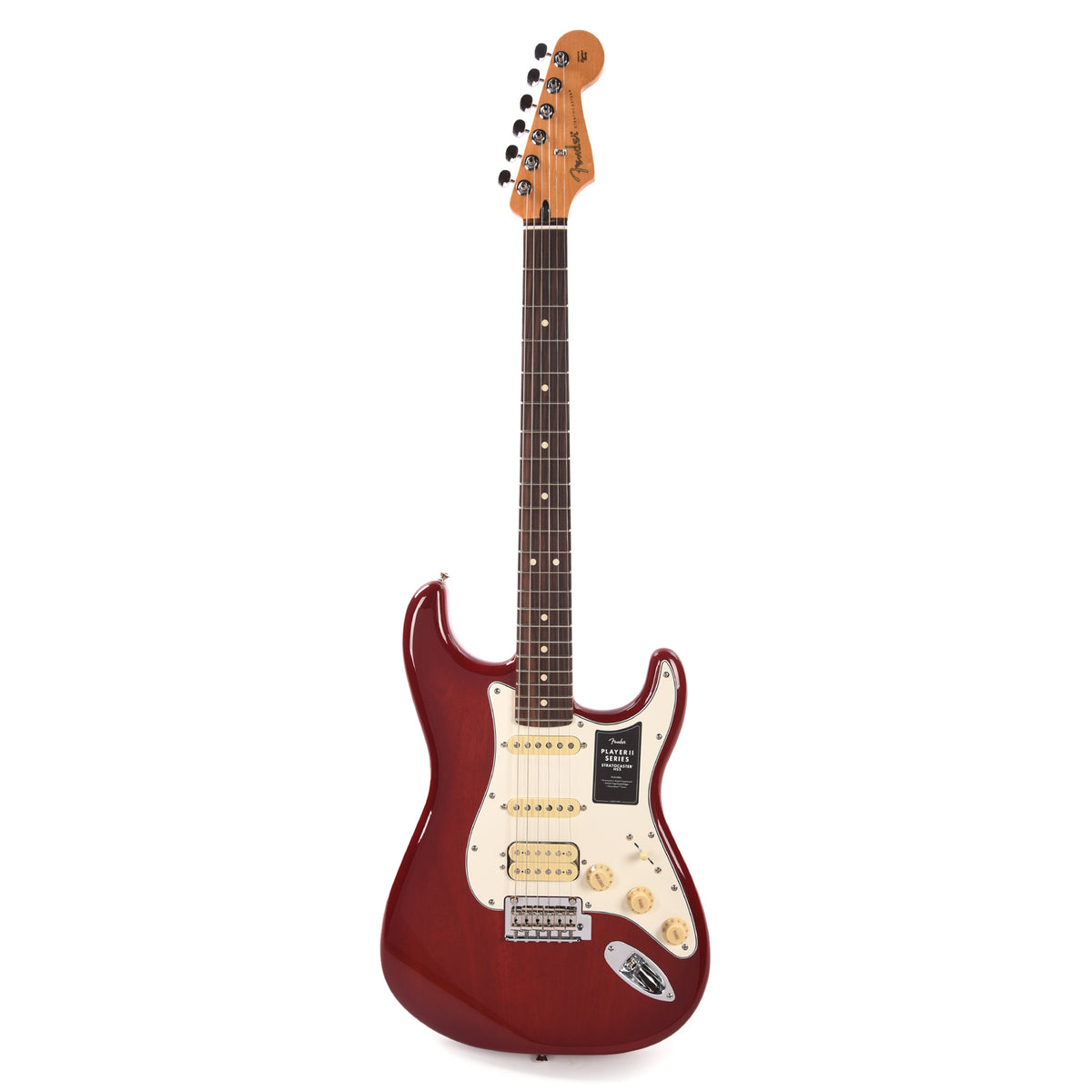 Fender Player II Stratocaster HSS Transparent Cherry Burst Electric Guitars / Solid Body