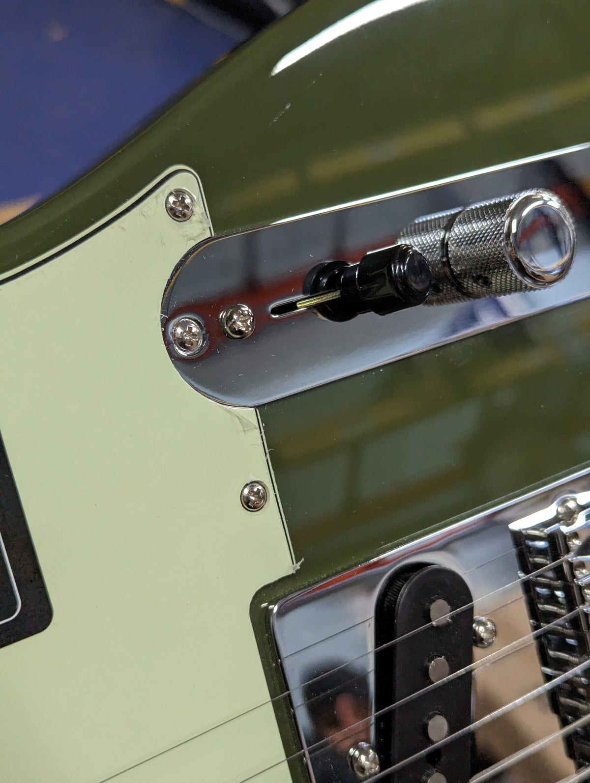 Fender Player Telecaster Olive w/3-Ply Mint Pickguard Electric Guitars / Solid Body
