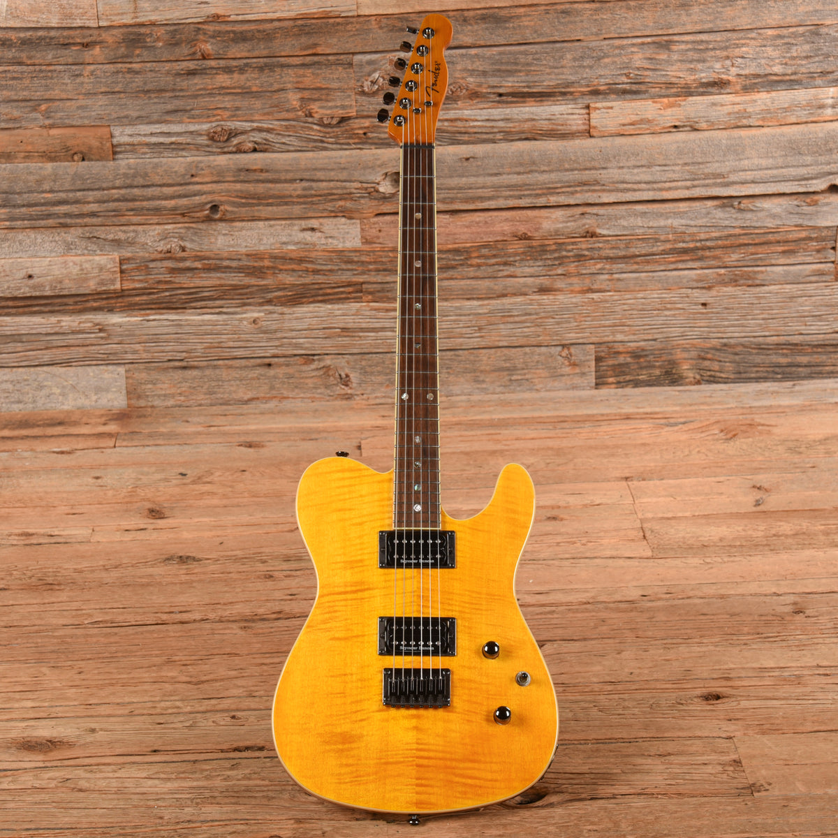 Fender Special Edition Custom Telecaster FMT HH Amber 2022 Electric Guitars / Solid Body