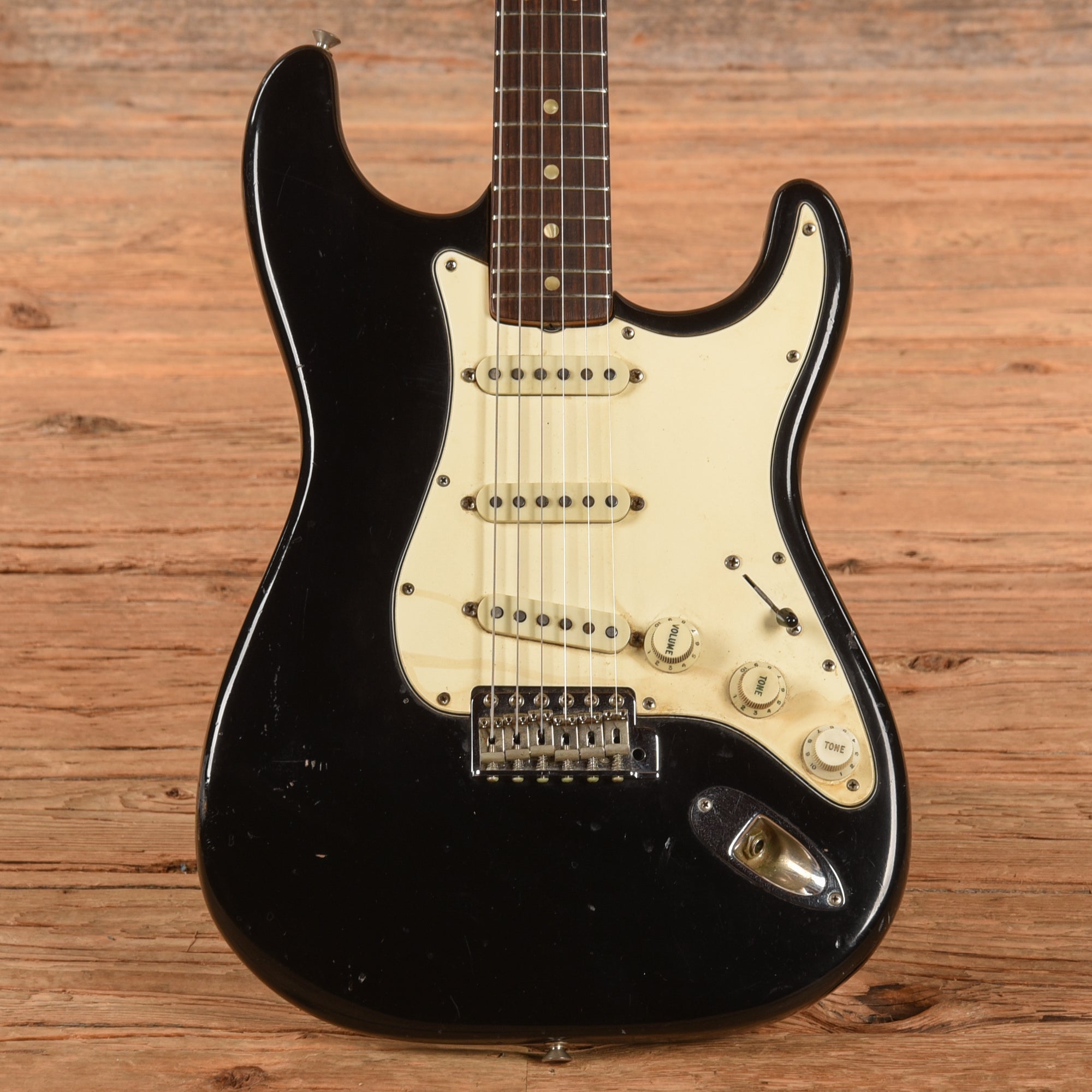 Fender Stratocaster Black Refin 1969 Electric Guitars / Solid Body