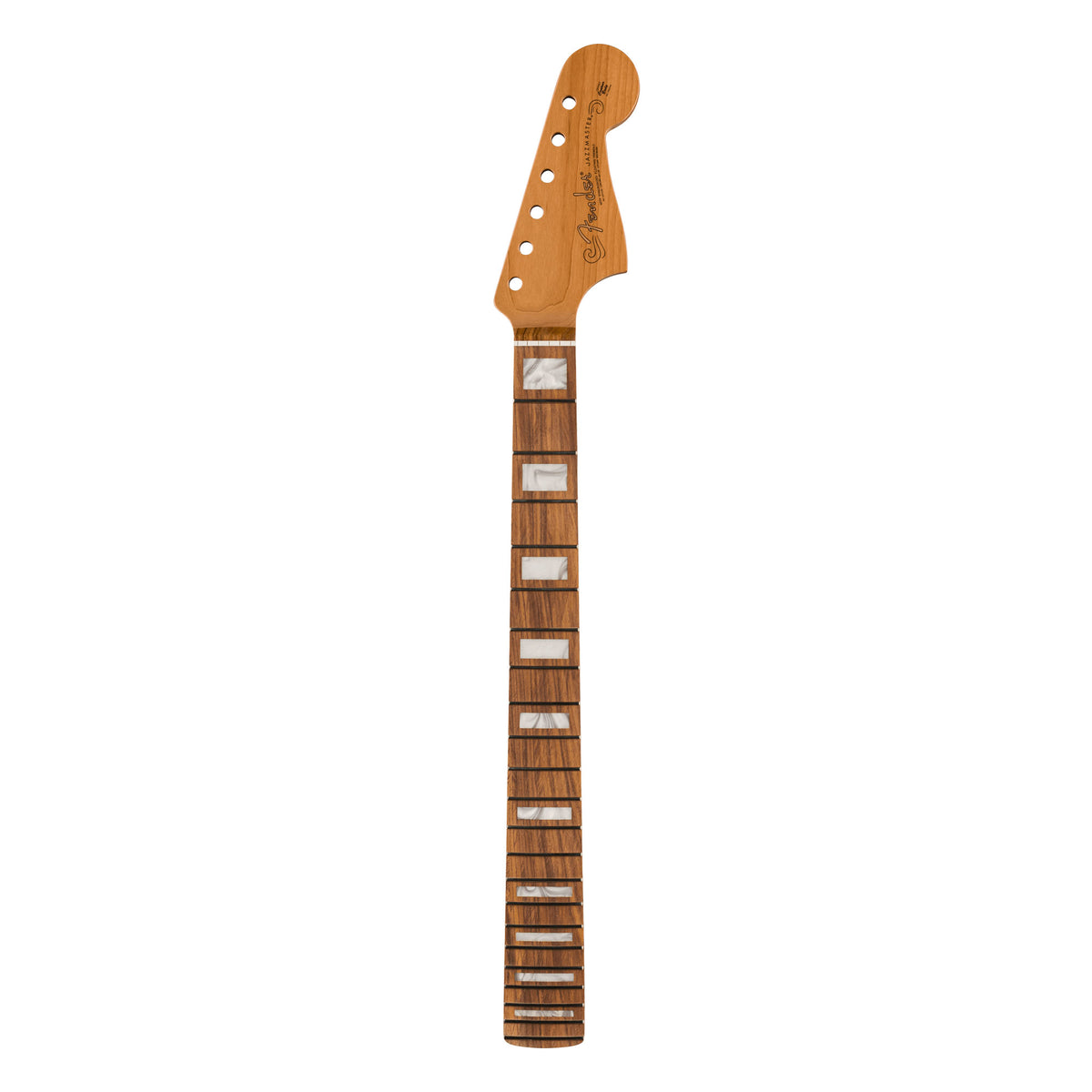 Fender Roasted Jazzmaster Neck, Block Inlays, 22 Medium Jumbo Frets, 9.5" Radius, Pau Ferro, Modern C Shape Parts / Guitar Parts / Necks