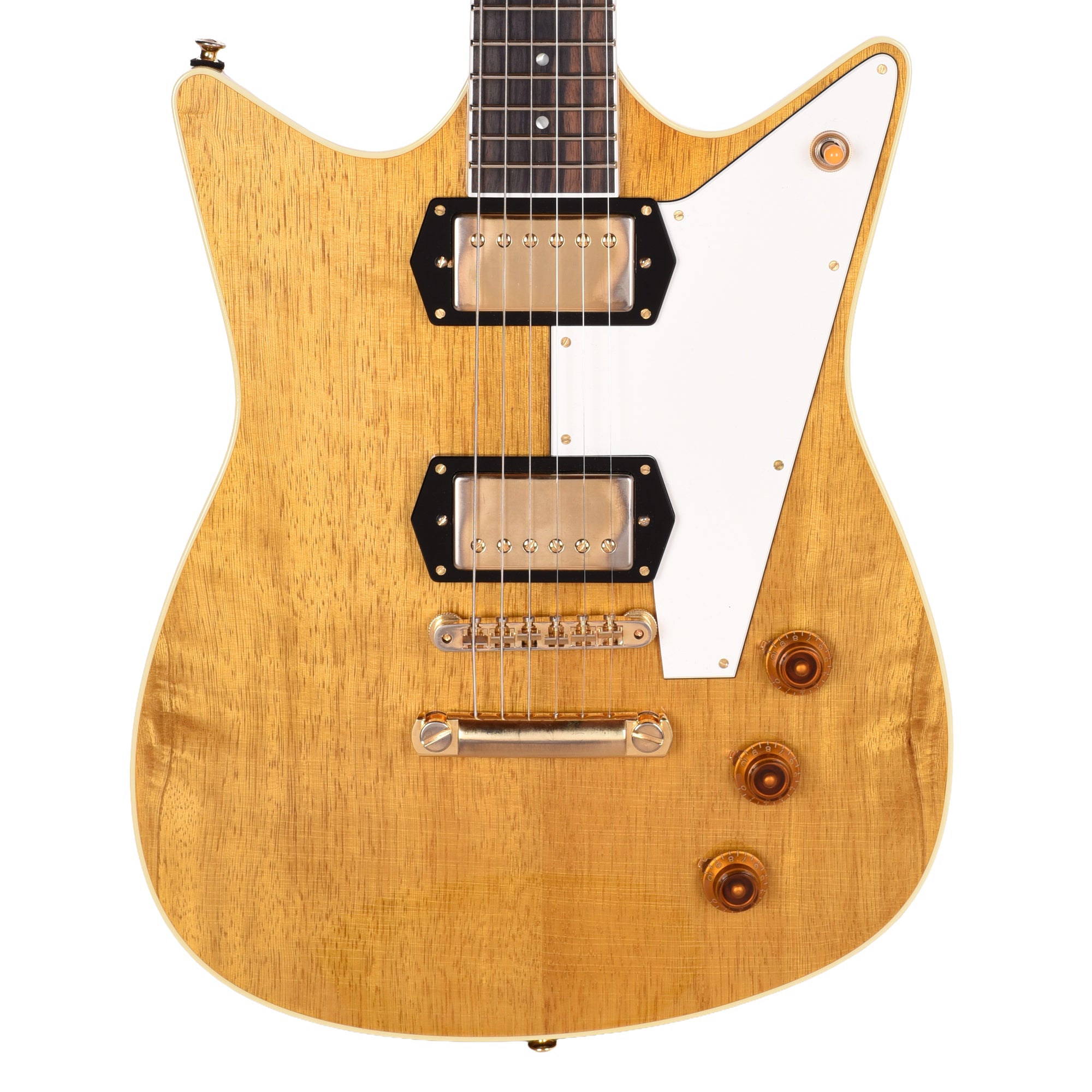 Frank Brothers Arcade One Korina Tinted Natural w/ V.O. Humbuckers Electric Guitars
