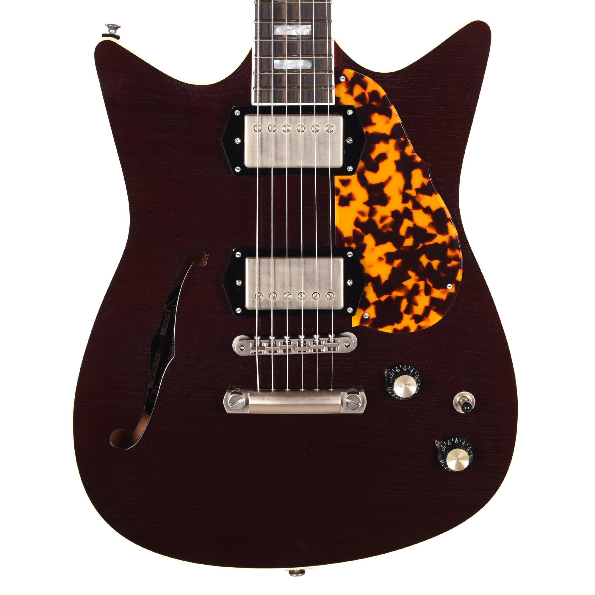 Frank Brothers Arcade Thinline Mahogany/Maple Oxblood w/ V.O. Humbuckers Electric Guitars