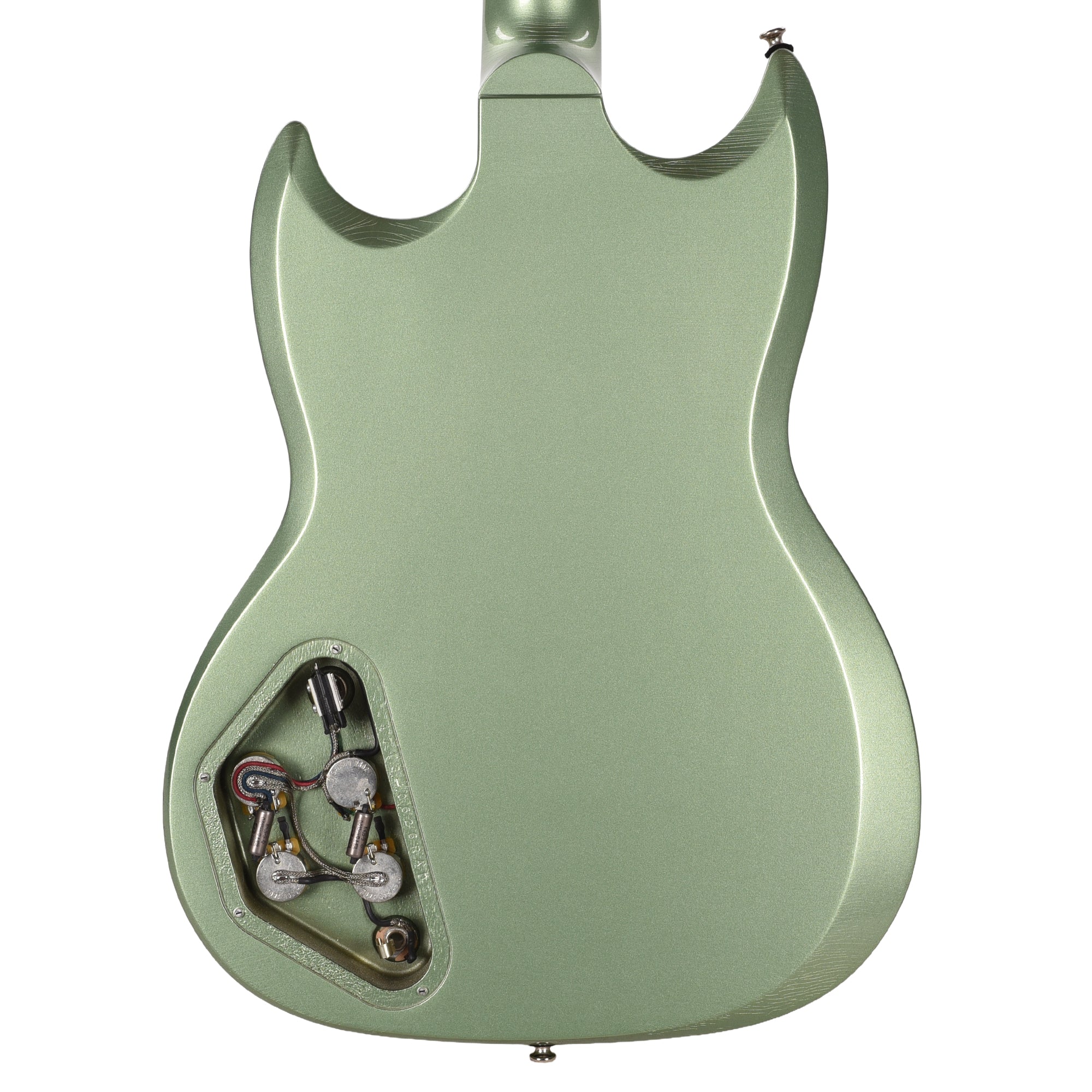 Frank Brothers Radar Deluxe Mahogany/Maple Sage Green w/ V.O. P90s Electric Guitars