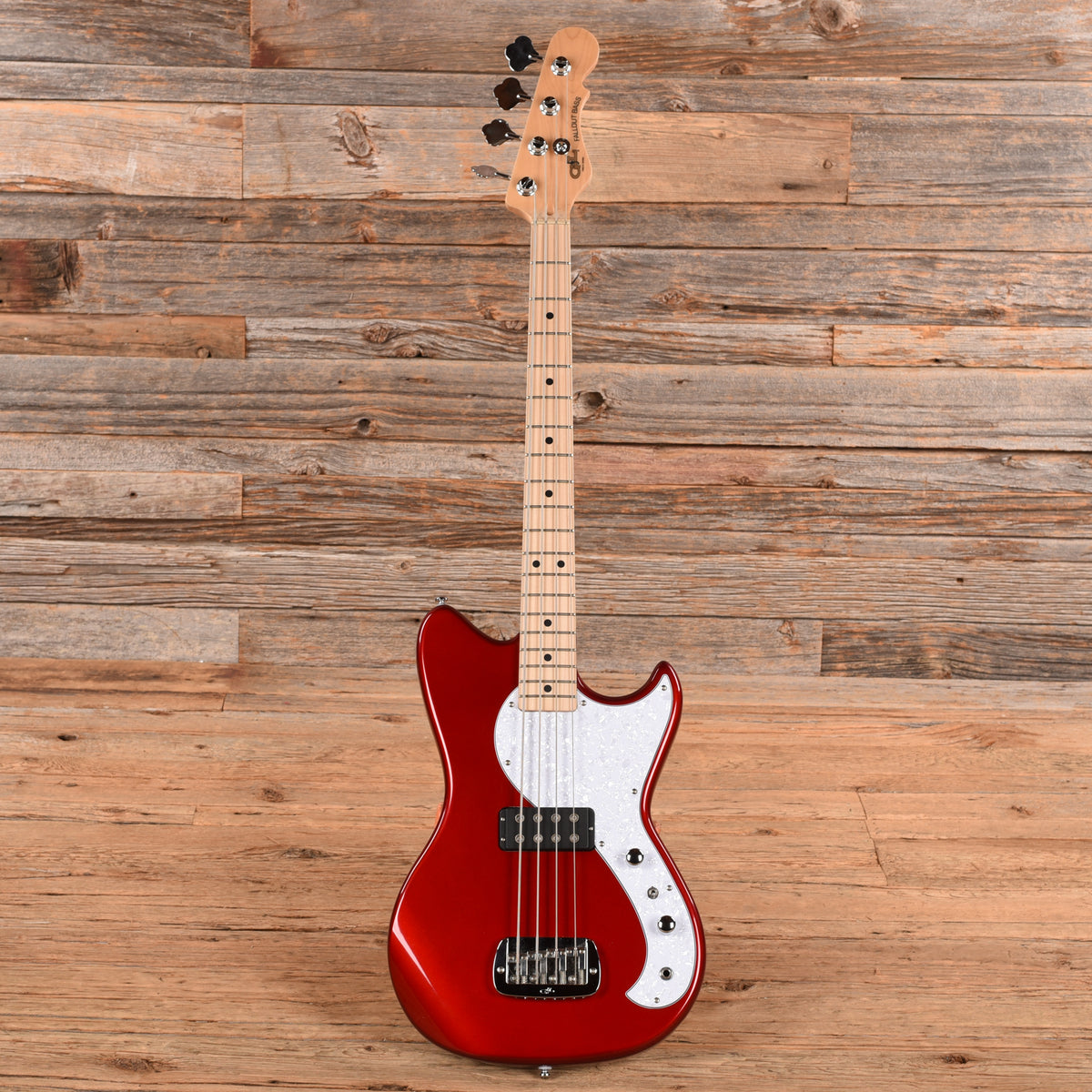 G&L Fallout Candy Apple Red Bass Guitars