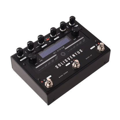 GFI System Solis Ventus Dual Engine Delay/Reverb Pedal Black Effect Pedals