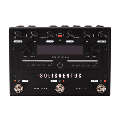 GFI System Solis Ventus Dual Engine Delay/Reverb Pedal Black Effect Pedals