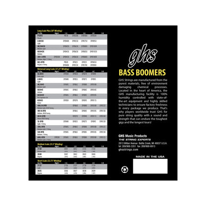 GHS 5-5M-DYB 5-string Bass Strings with Low-B Accessories / Strings / Bass Strings