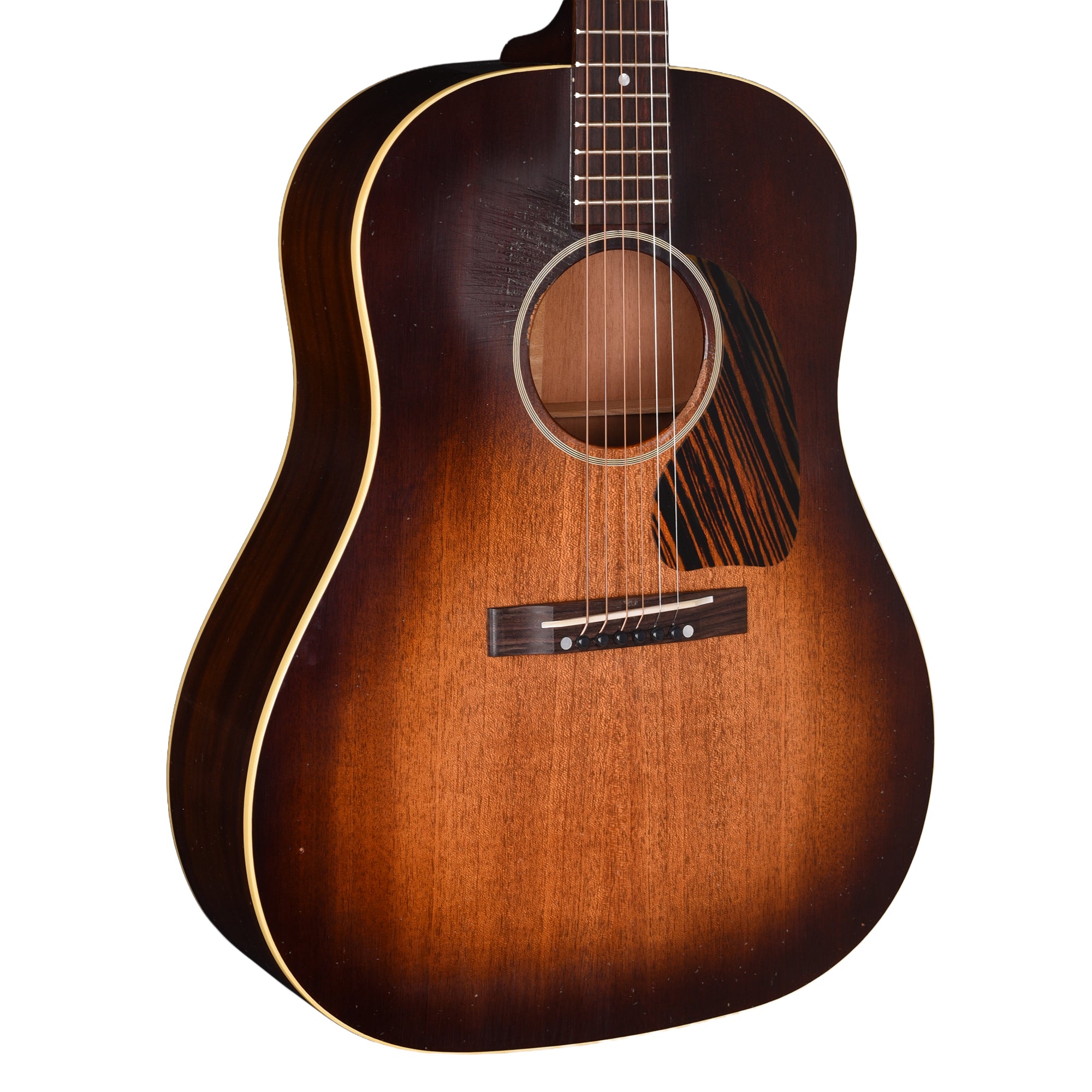 Gibson Custom Shop M2M 1942 J-45 Banner All Mahogany Vintage Sunburst Light Aged Acoustic Guitars