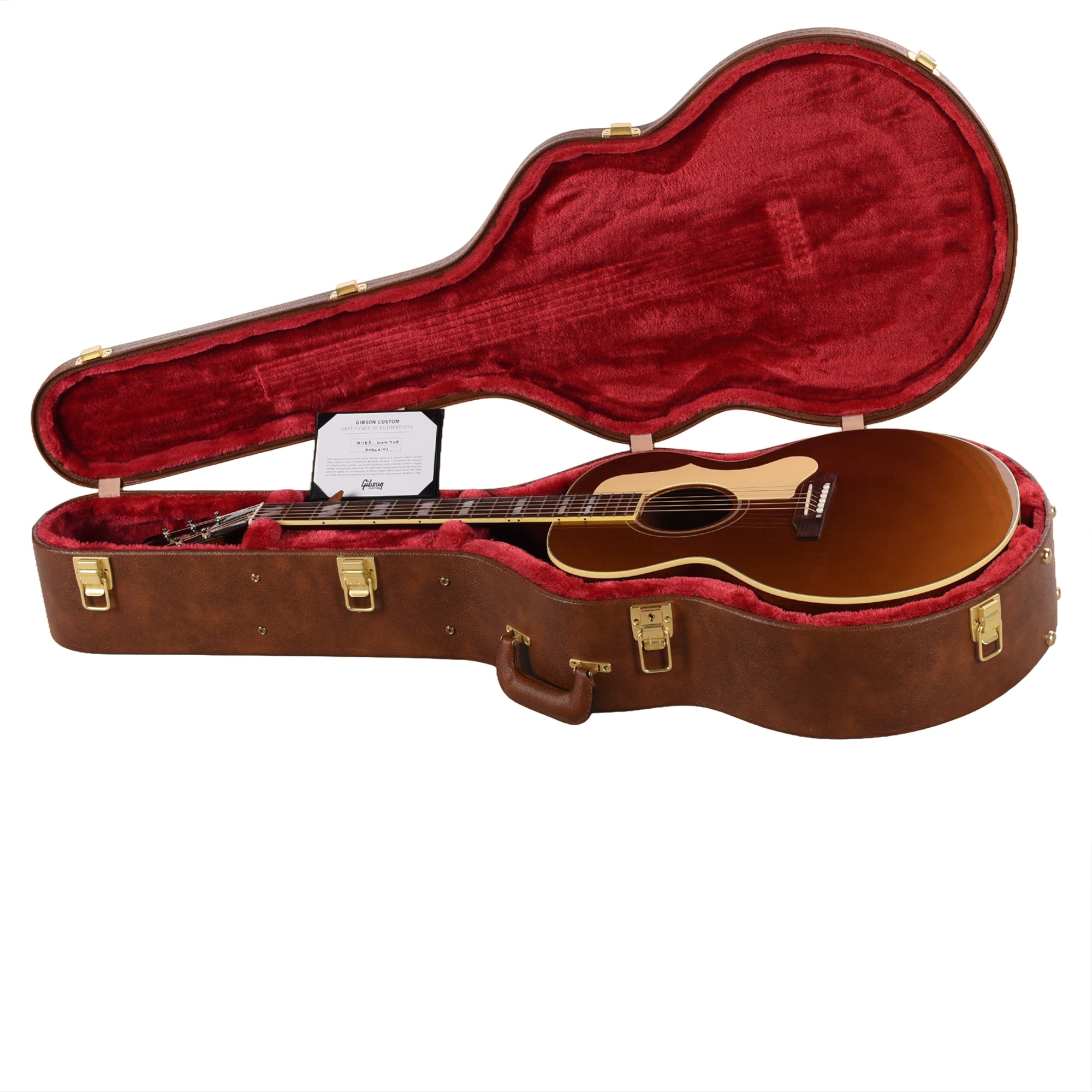 Gibson Custom Shop M2M J-185 Original Mahogany Gold Top VOS Acoustic Guitars
