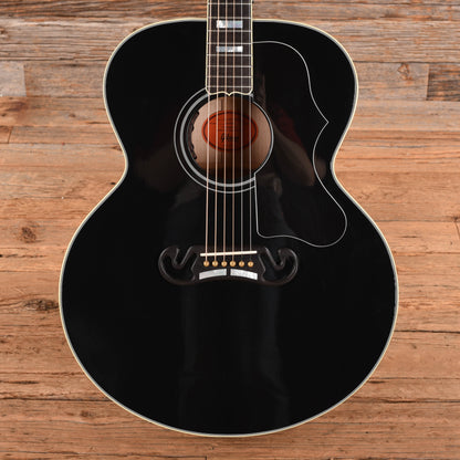 Gibson Custom SJ-200 Custom Ebony 2024 Acoustic Guitars