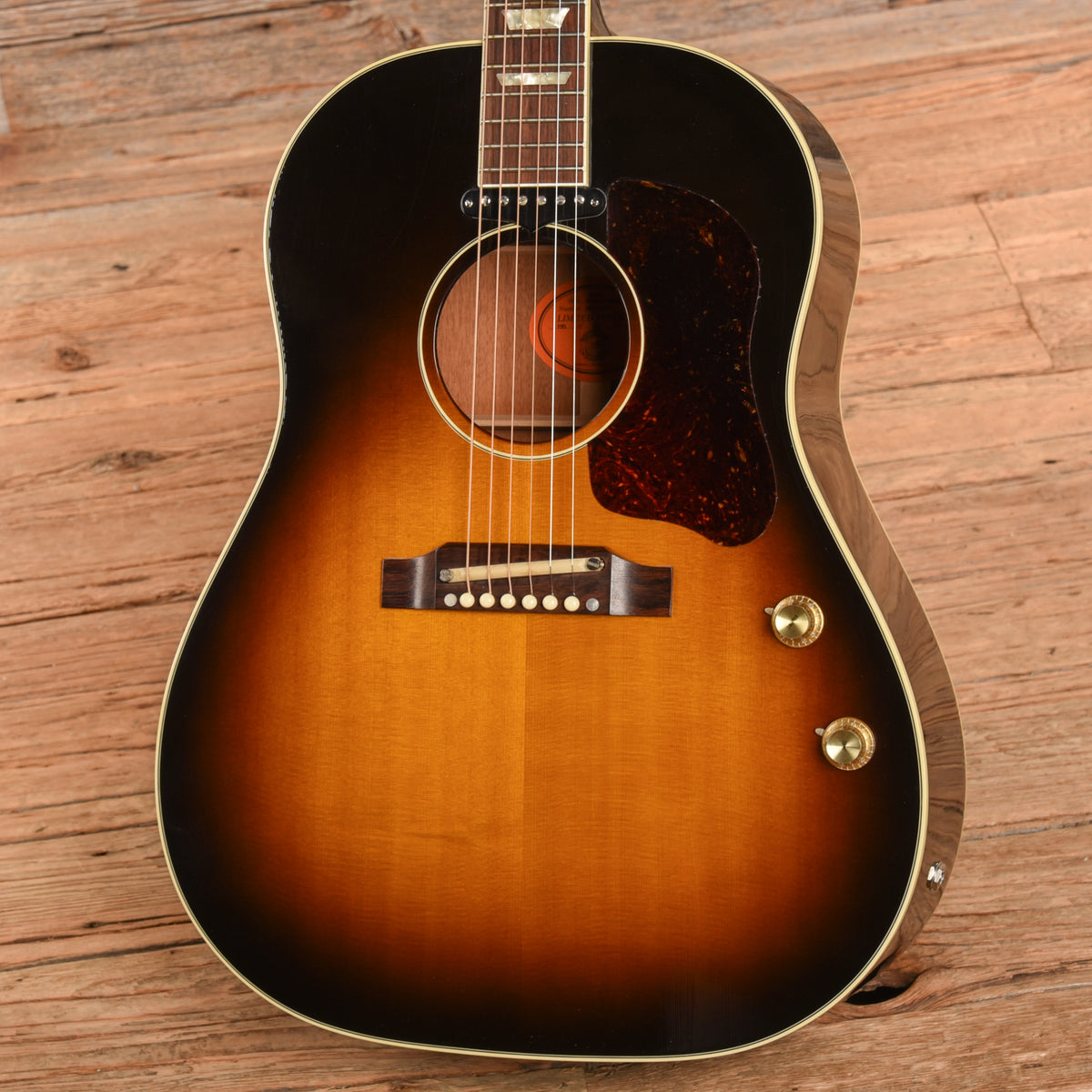 Gibson J160E Sunburst 2000  - Dave Amato of REO Speedwagon Acoustic Guitars / Jumbo