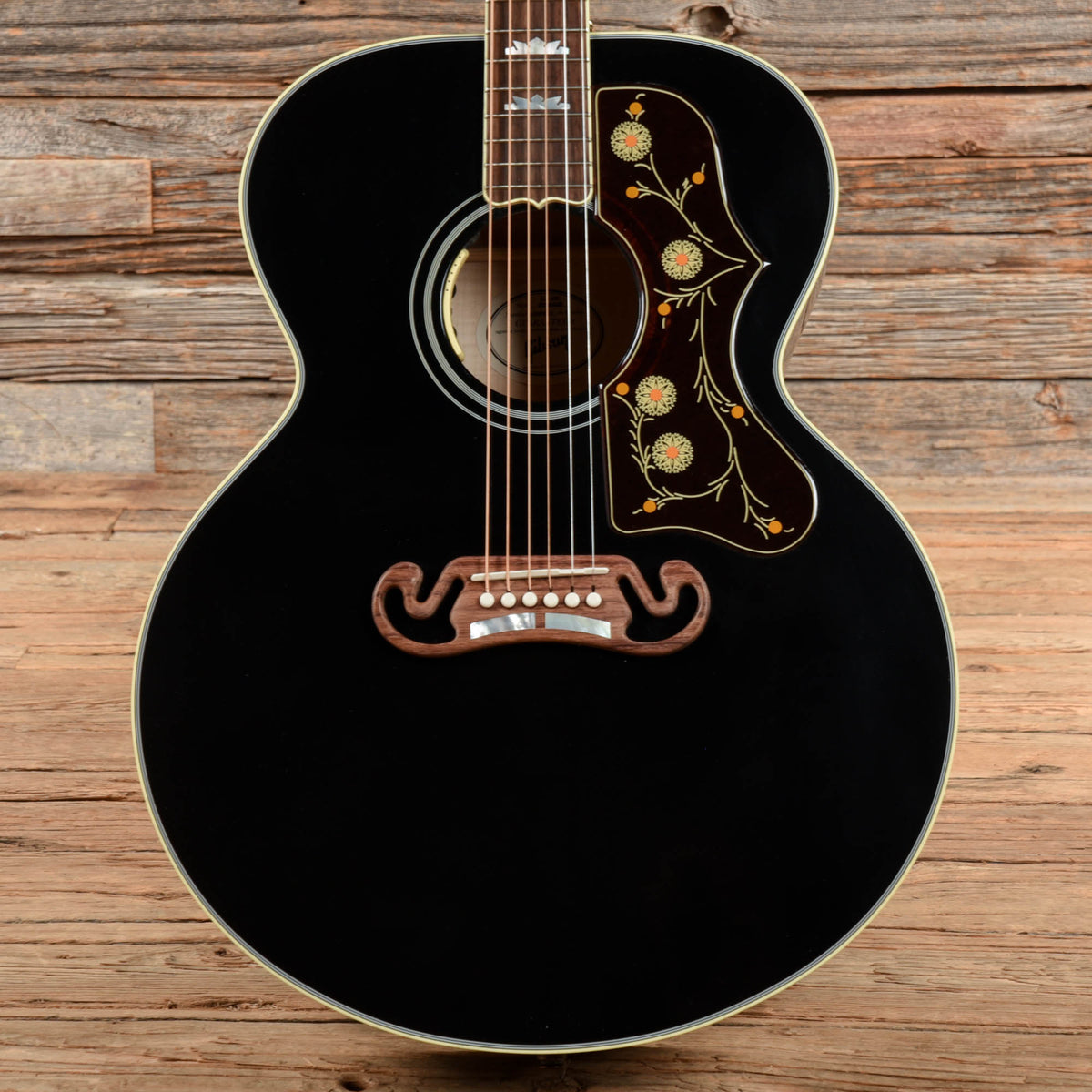 Gibson SJ-200 Standard Ebony 2019 Acoustic Guitars / Jumbo