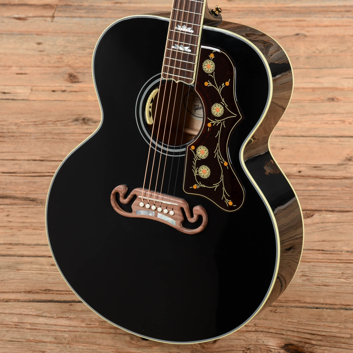 Gibson SJ-200 Standard Ebony 2019 Acoustic Guitars / Jumbo