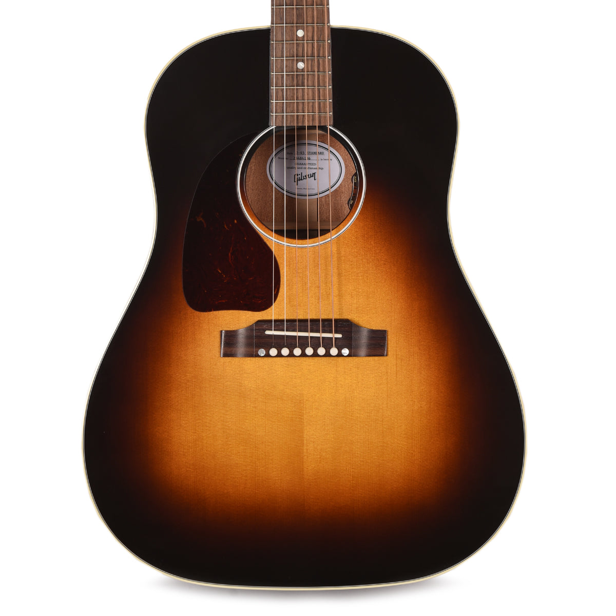 Gibson Modern J-45 Standard LEFTY Vintage Sunburst Acoustic Guitars / Left-Handed