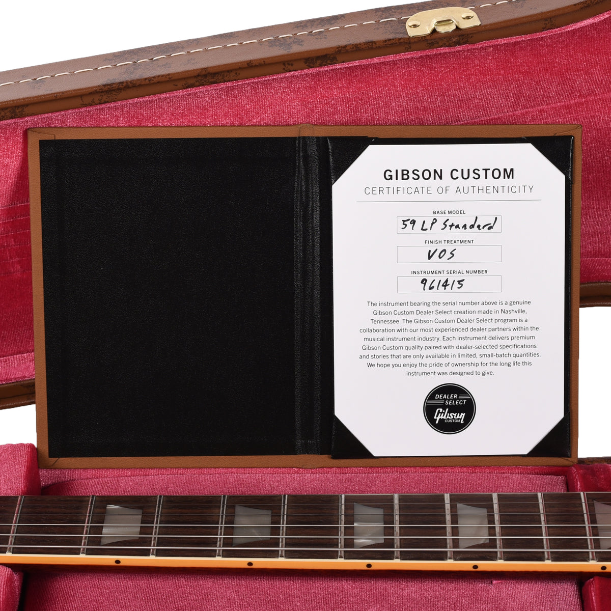 Gibson Custom Shop 1959 Les Paul Standard "CME Spec" Cherry Tea Burst VOS w/60 V2 Neck Electric Guitars