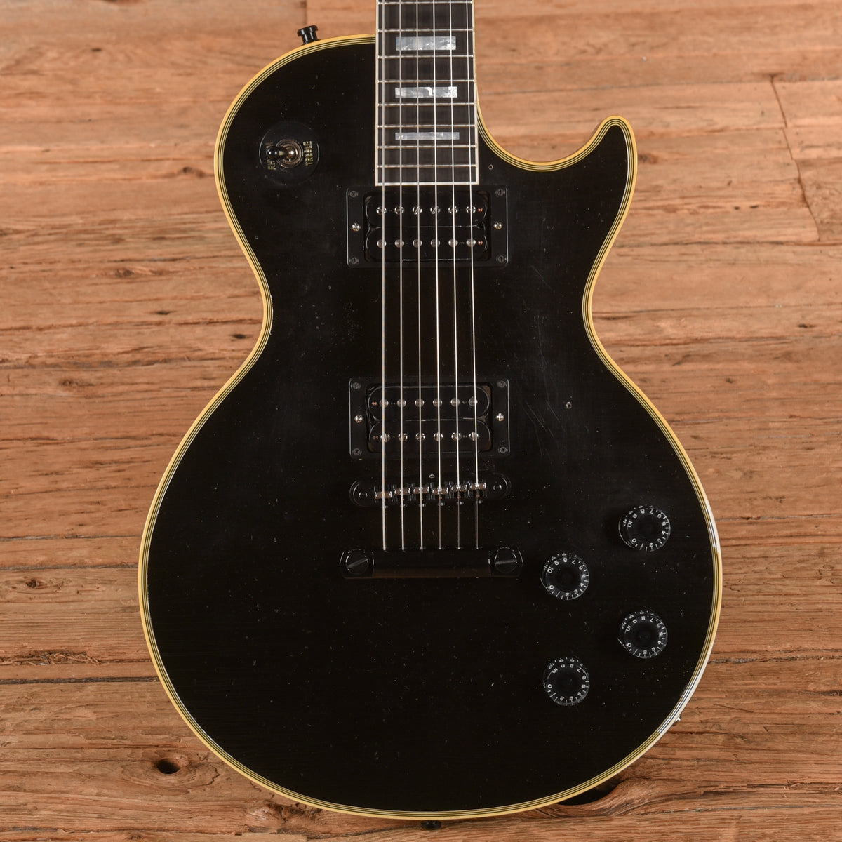 Gibson Custom Shop Kirk Hammett '89 Les Paul Custom Black 2023 Electric Guitars