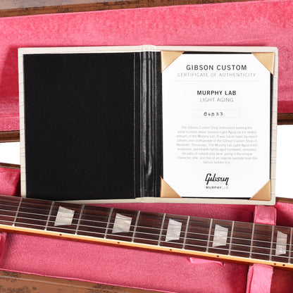 Gibson Custom Shop Murphy Lab 1958 Les Paul Standard Reissue Lemon Burst Light Aged Electric Guitars