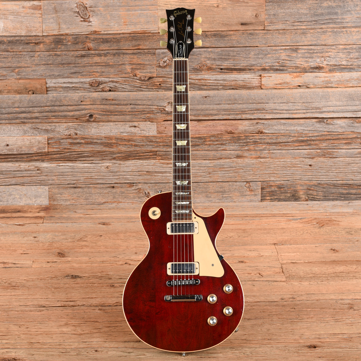 Gibson Les Paul Deluxe Wine Red 1978 Electric Guitars
