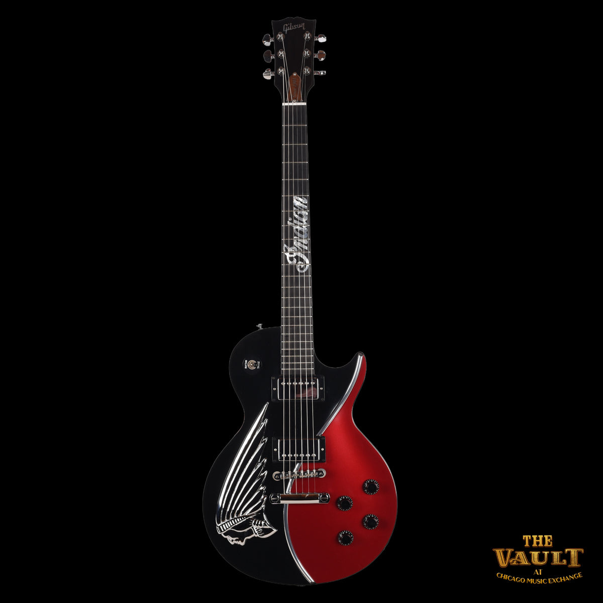 Gibson Les Paul Indian Motorcycle Model w/Display Case Black Electric Guitars