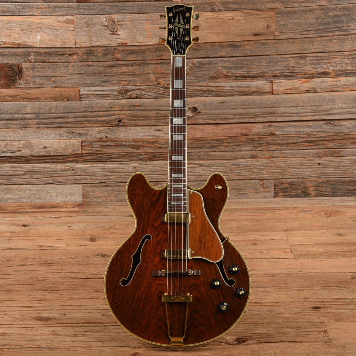 Gibson Crest Gold Natural 1969 Electric Guitars / Hollow Body